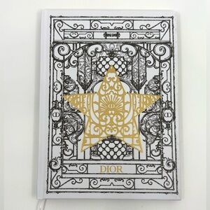 Dior Gold Star Matif Embellished Notebook Journal